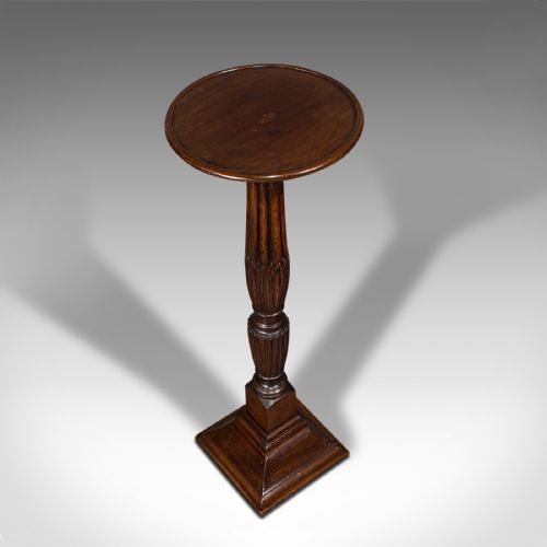 fig 3. Antique Torchere, English, Mahogany, Jardiniere Stand, William IV Revival, 1900