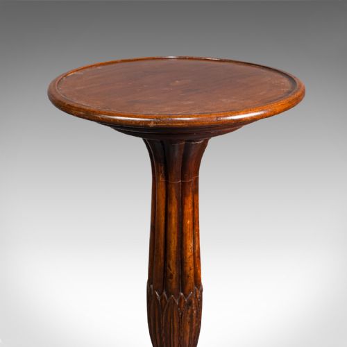fig 5. Antique Torchere, English, Mahogany, Jardiniere Stand, William IV Revival, 1900