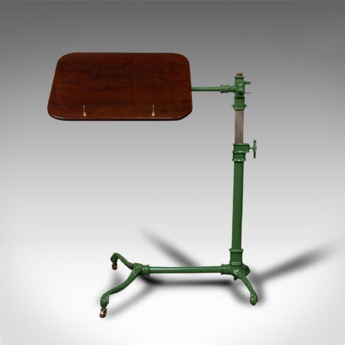 fig 1. Antique Adjustable Reading Stand, English, Mahogany, Music Lectern, Edwardian