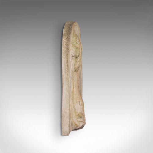 fig 3. Antique Relief Bust, Italian, Female Masque, Neoclassical, Victorian, Circa 1900