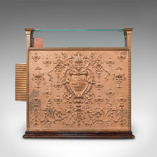 fig 2. Antique Countertop National Cash Register, American, Bronze, Shop, Edwardian