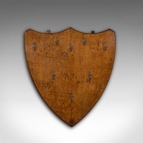 fig 1. Antique Highland Lodge Key Keep, Scottish, Oak, Hallway Rack, Victorian, C.1850
