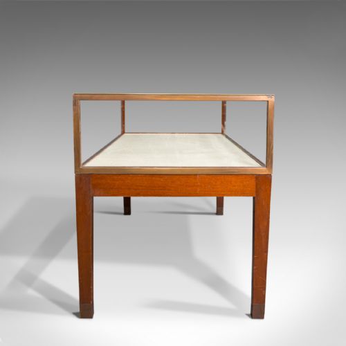 fig 3. Antique Desktop Showcase, English, Bronze, Mahogany, Display Cabinet, Edwardian