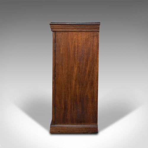 fig 4. Antique Specimen Chest, English, Oak, Collector's Cabinet, Edwardian, Circa 1910