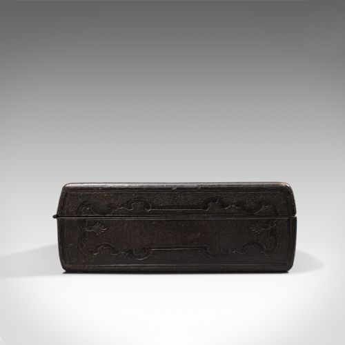 fig 2. Antique Merchant's Writing Slope, English, Leather, Correspondence Box, C.1890