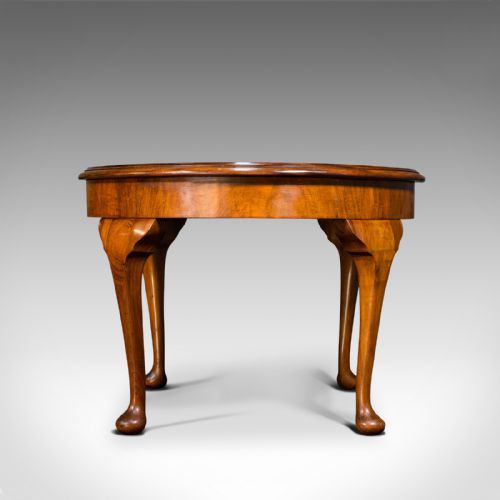 fig 3. Antique Sofa Table, English, Walnut, Circular, Centre, Side, Edwardian, C.1910