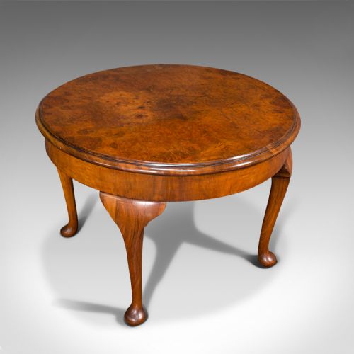 fig 4. Antique Sofa Table, English, Walnut, Circular, Centre, Side, Edwardian, C.1910