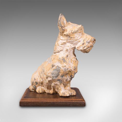 fig 3. Antique Decorative Scottish Terrier, British, Ornamental Scottie Dog, Edwardian