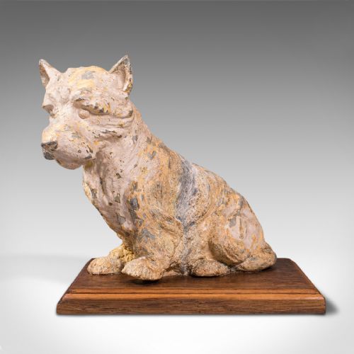 fig 1. Antique Decorative West Highland Terrier, British, Westie Dog, Edwardian, C.1910
