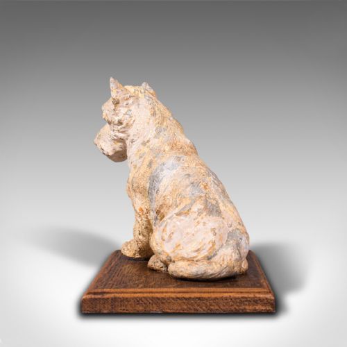 fig 4. Antique Decorative West Highland Terrier, British, Westie Dog, Edwardian, C.1910