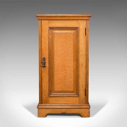 fig 2. Antique Side Cabinet, English, Ash, Bedroom Night Stand, Pot Cupboard, Victorian