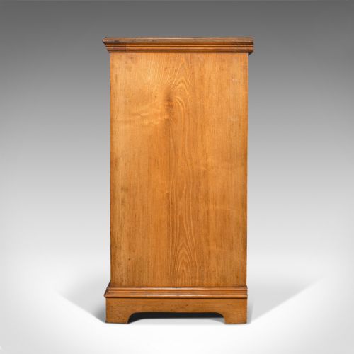 fig 4. Antique Side Cabinet, English, Ash, Bedroom Night Stand, Pot Cupboard, Victorian