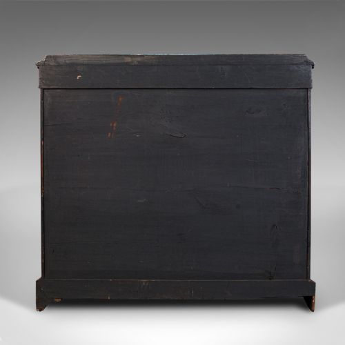 fig 5. Antique Display Bookcase, English, Walnut, Boxwood, Empire, Cabinet, Regency