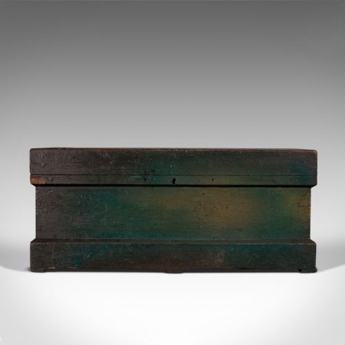 fig 2. Antique Shipwright's Chest, English, Craftsman's Tool Trunk, Victorian, C.1900