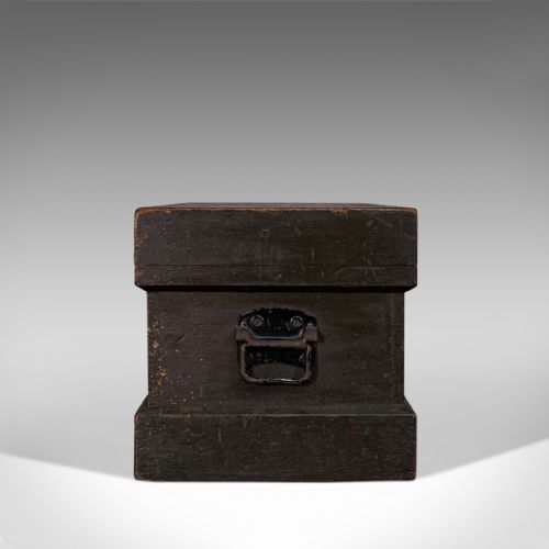 fig 4. Antique Shipwright's Chest, English, Craftsman's Tool Trunk, Victorian, C.1900