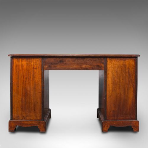 fig 4. Antique Morning Room Desk, English, Walnut, Victorian, Circa 1880