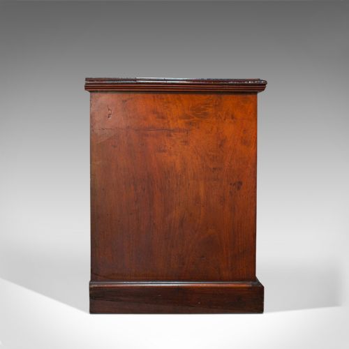 fig 5. Antique Clerk's Desk, English, Walnut, Pedestal, Victorian, 1880