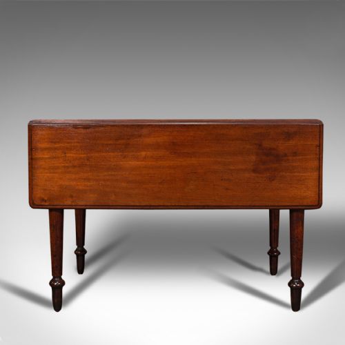 ANTIQUE PEMBROKE TABLE ENGLISH MAHOGANY EXTENDING DINING REGENCY C1820 - ADDITIONAL PHOTO 2