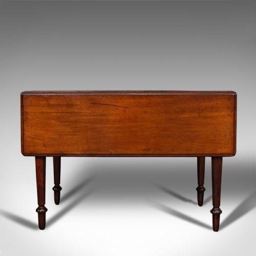 ANTIQUE PEMBROKE TABLE ENGLISH MAHOGANY EXTENDING DINING REGENCY C1820 - ADDITIONAL PHOTO 3