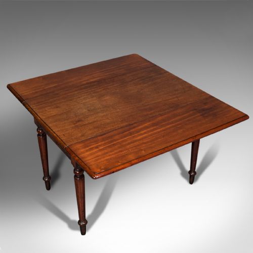 ANTIQUE PEMBROKE TABLE ENGLISH MAHOGANY EXTENDING DINING REGENCY C1820 - ADDITIONAL PHOTO 7