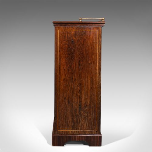 fig 3. Antique Music Cabinet, English, Rosewood, Display Case, Victorian, Circa 1900