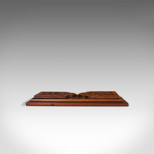 fig 2. Antique Book Slide, English, Rosewood, Mahogany, Library Stand, Victorian, 1900