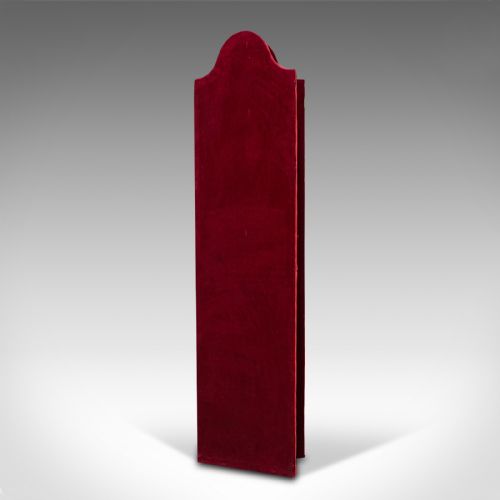 fig 2. Tall Antique Room Divider, English, Velvet, Boudoir, Privacy Screen, Edwardian