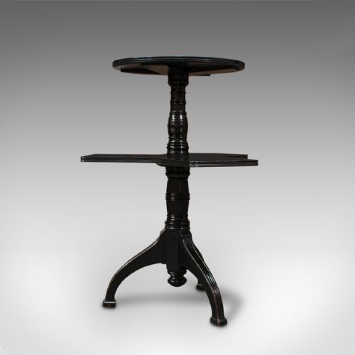 fig 2. Antique Afternoon Tea Table, English, Cake Stand, Occasional, Aesthetic Period