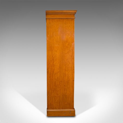 fig 5. Antique Master Bedroom Wardrobe, Satinwood, Cupboard, Maple And Co, Edwardian