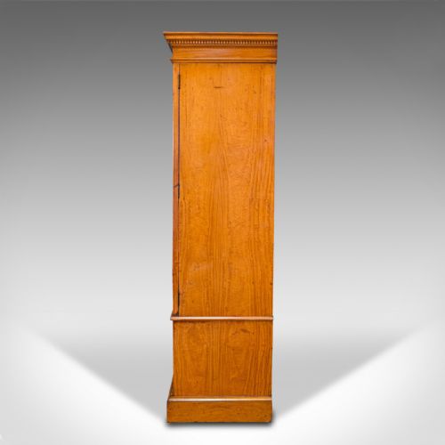fig 6. Antique Master Bedroom Wardrobe, Satinwood, Cupboard, Maple And Co, Edwardian