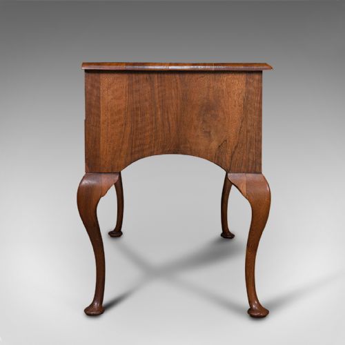 fig 2. Antique Writing Desk, English, Burr Walnut, Oak, Georgian, C.1800