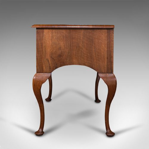 fig 3. Antique Writing Desk, English, Burr Walnut, Oak, Georgian, C.1800