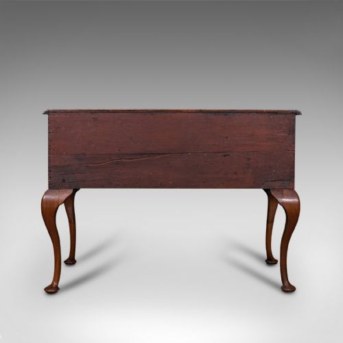 fig 4. Antique Writing Desk, English, Burr Walnut, Oak, Georgian, C.1800