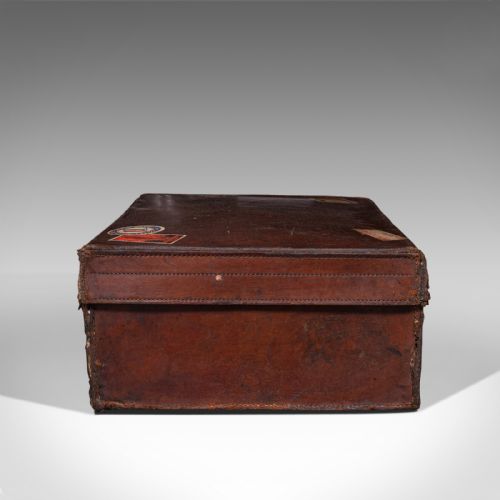 fig 4. Antique Gentleman's Suitcase, English, Leather, Case, Travel, Edwardian, C.1910