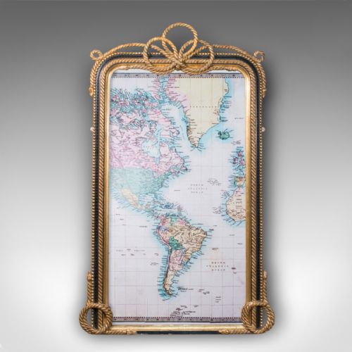 fig 1. Very Large Antique Wall Mirror, English, Gilt, Overmantel, Dressing, Regency