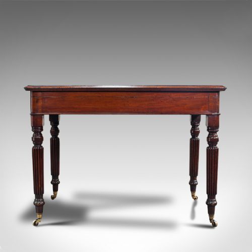 fig 4. Antique Correspondence Desk, English, Mahogany, Regency, C.1820