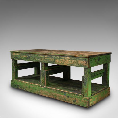 fig 2. Large Antique Factory Mill Table, English, Pine, Industrial, Victorian, C.1900
