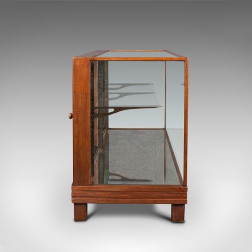 fig 2. Antique Haberdasher's Display Cabinet, English, Mahogany, Showcase, Edwardian