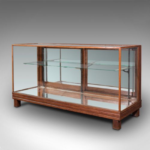 fig 3. Antique Haberdasher's Display Cabinet, English, Mahogany, Showcase, Edwardian