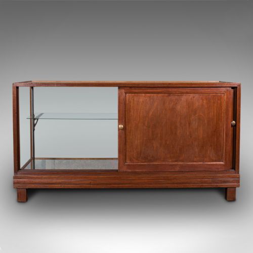 fig 6. Antique Haberdasher's Display Cabinet, English, Mahogany, Showcase, Edwardian