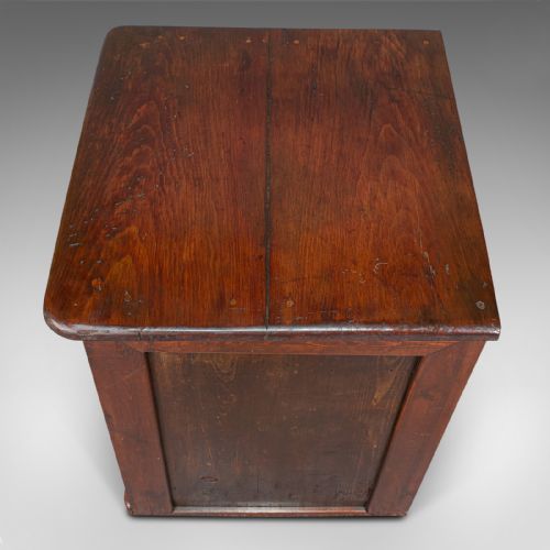 ANTIQUE CAMPAIGN CHEST OF DRAWERS ENGLISH PITCH PINE SHOP RETAIL VICTORIAN - ADDITIONAL PHOTO 8