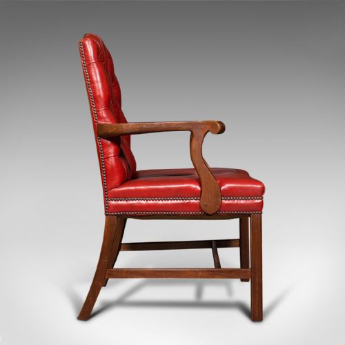 fig 3. Set Of 10 Antique Gainsborough Chairs, English, Leather, Carver, Edwardian, 1910