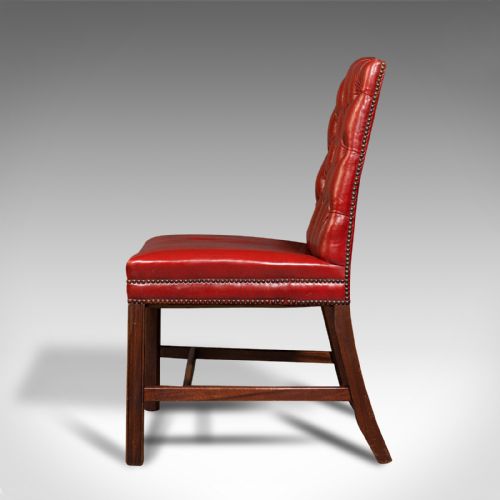 fig 6. Set Of 10 Antique Gainsborough Chairs, English, Leather, Carver, Edwardian, 1910