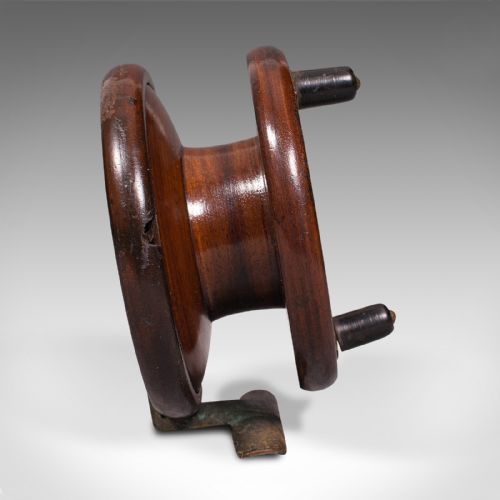 fig 2. Antique Starback Fishing Reel, English, Decorative, Angling, Edwardian, C.1910