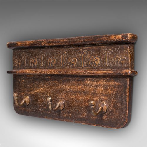 fig 2. Antique Elephant Polo Crop Rack, Indian, Hallway Plaque, Colonial, Victorian