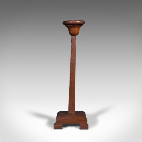 fig 2. Pair Of Antique Hat Stands, Oak, Milliner's Shop Display, Wig, Edwardian, C.1910