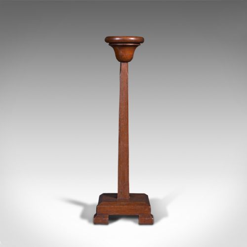 fig 3. Pair Of Antique Hat Stands, Oak, Milliner's Shop Display, Wig, Edwardian, C.1910