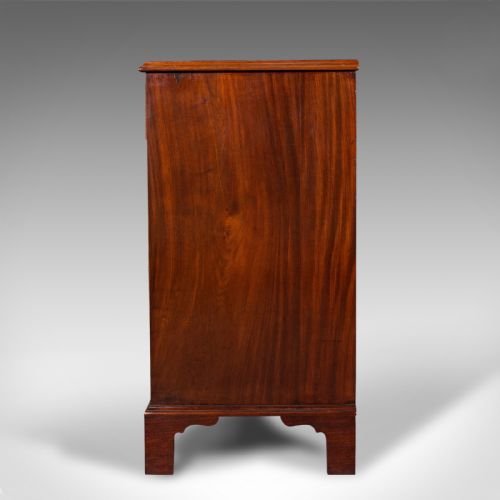 fig 4. Antique Gentleman's Chest Of Drawers, English, Mahogany, Bedroom, Georgian, 1800