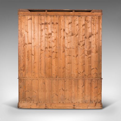 VERY LARGE ANTIQUE HABERDASHERY CABINET OAK COLLECTOR SHOP RACK EDWARDIAN - ADDITIONAL PHOTO 4