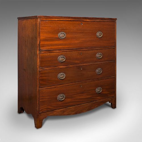 ANTIQUE SECRETAIRE CABINET ENGLISH GEORGIAN - ADDITIONAL PHOTO 1